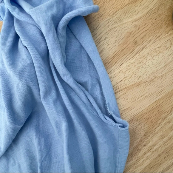 S'edge Blue Cotton Knit Ruffled Midi Dress - 29789 - Picture 16 of 16